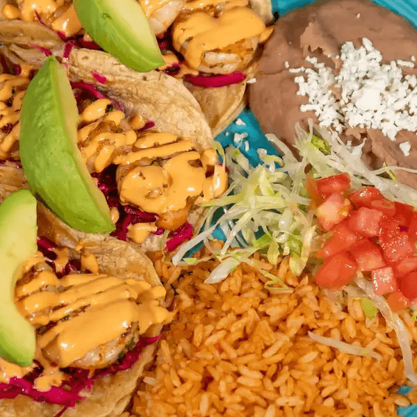 Shrimp Taco Dinner.