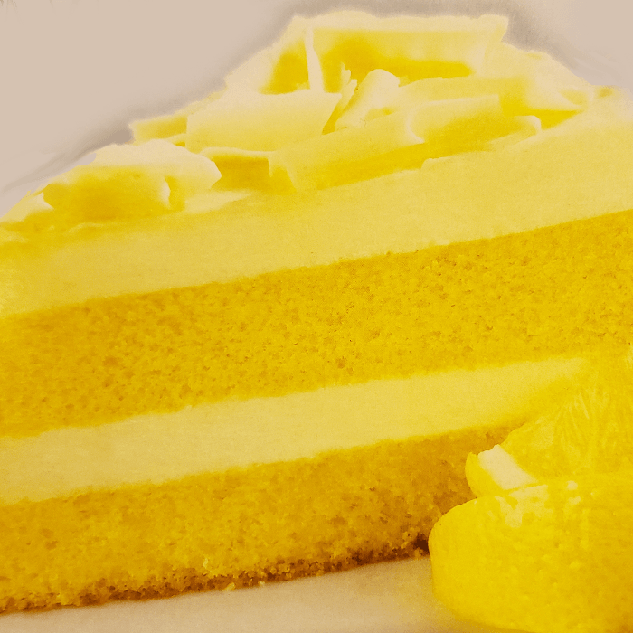 Limoncello Mascarpone Cake (Slice).
