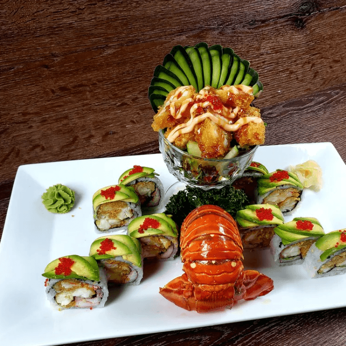 Urban Thai Lobster Tempura Roll.