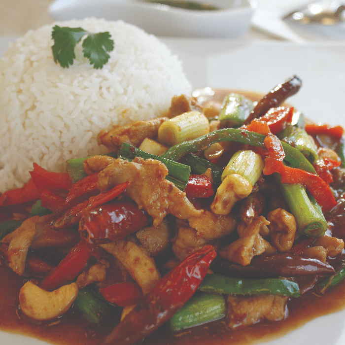 59. Cashew Nut Over Rice.