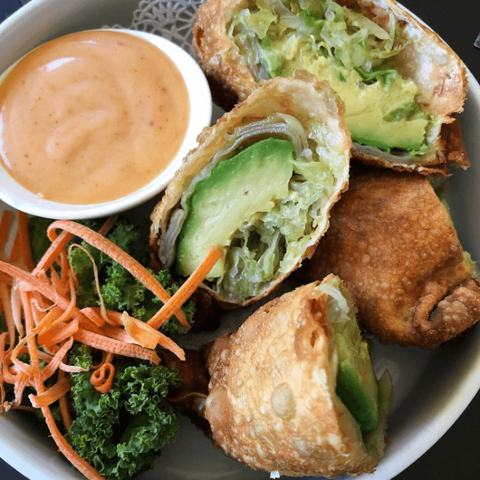 Avocado Egg Roll.