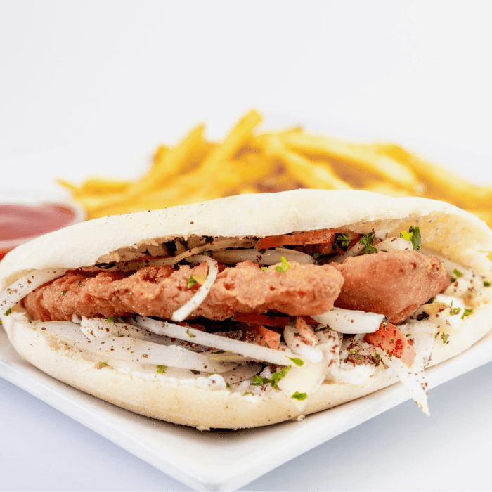 Fried Chicken Breast Sandwich.