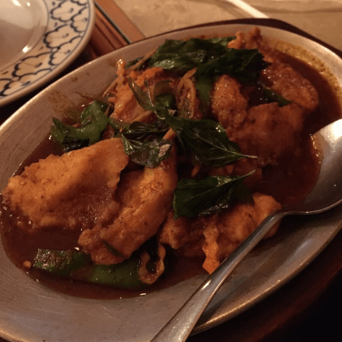 Catfish in Curry Sauce
