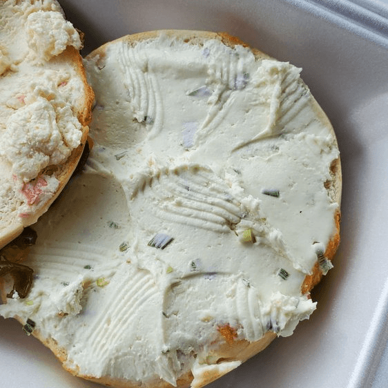 Bagel with Chives Cream Cheese