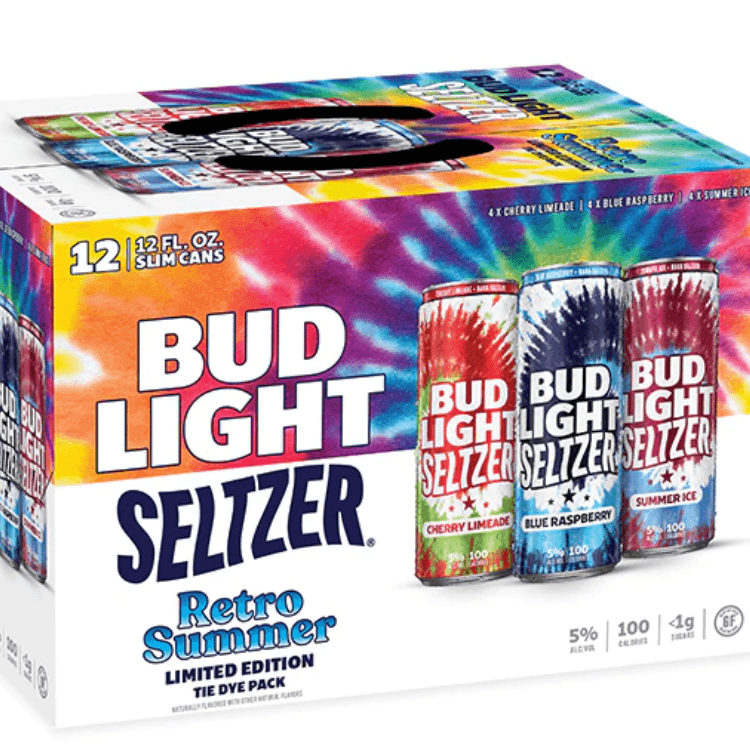 Bud Light Seltzer Retro Summer Limited Edition Variety Pack Cans (12 Oz X 12 Ct)