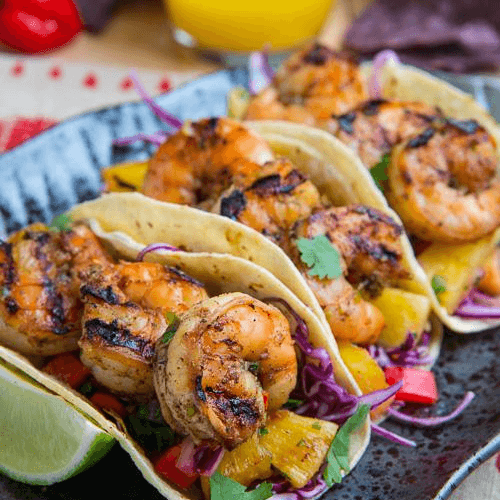 Jerk Shrimp Tacos