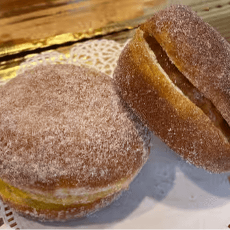 Apple Filled Sugar Donut