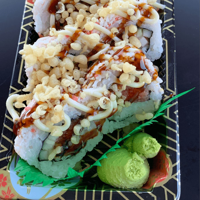 Snowflake Roll (Raw Fish).