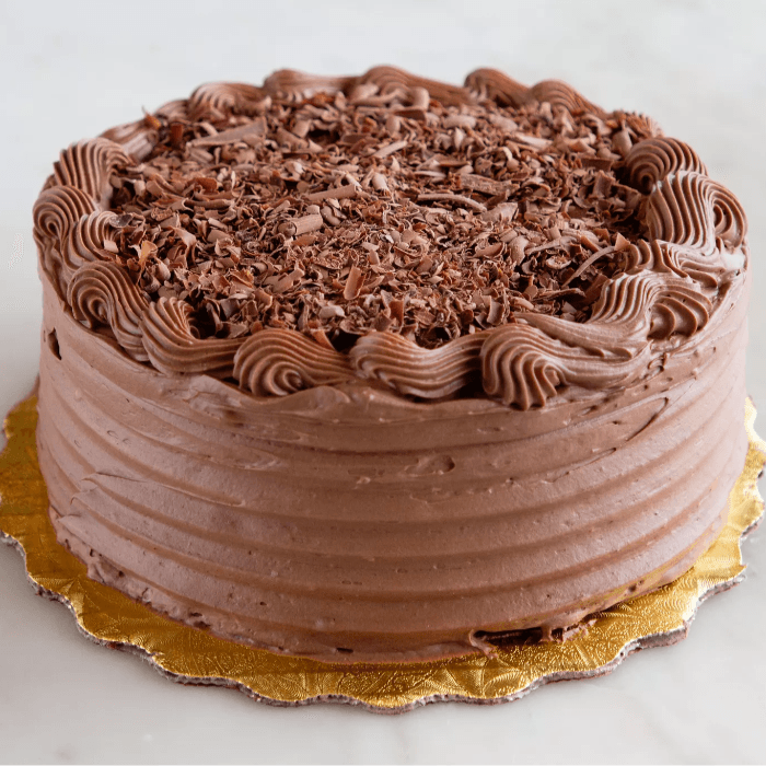 Chocolate Buttercream Cake.