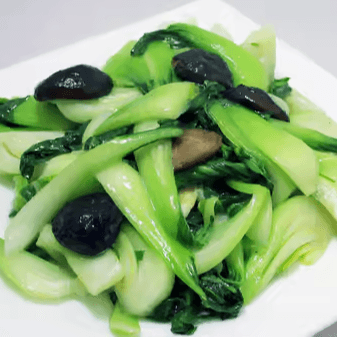 Mushrooms with Tender Greens 冬菇菜心