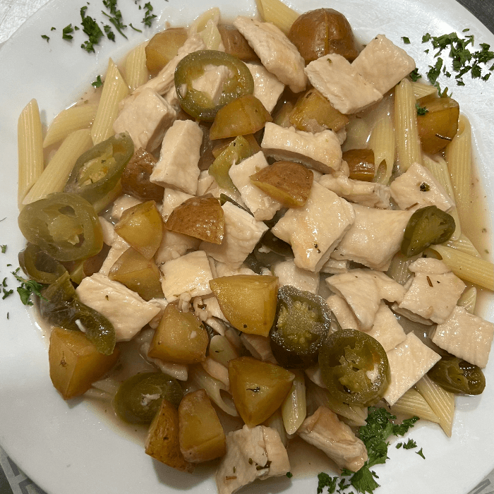 Chicken Scarpiello Dinner