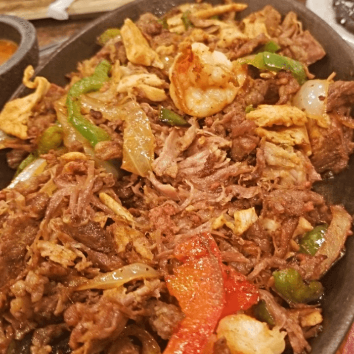 L-Iron Skillet Fajitas.