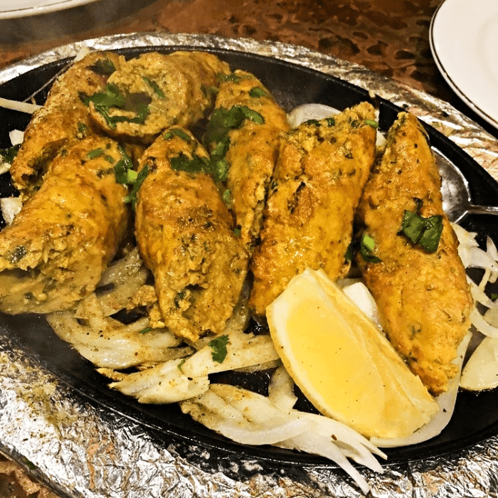 Chicken Seekh Kabab.