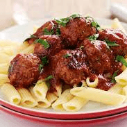 Penne & Meatballs