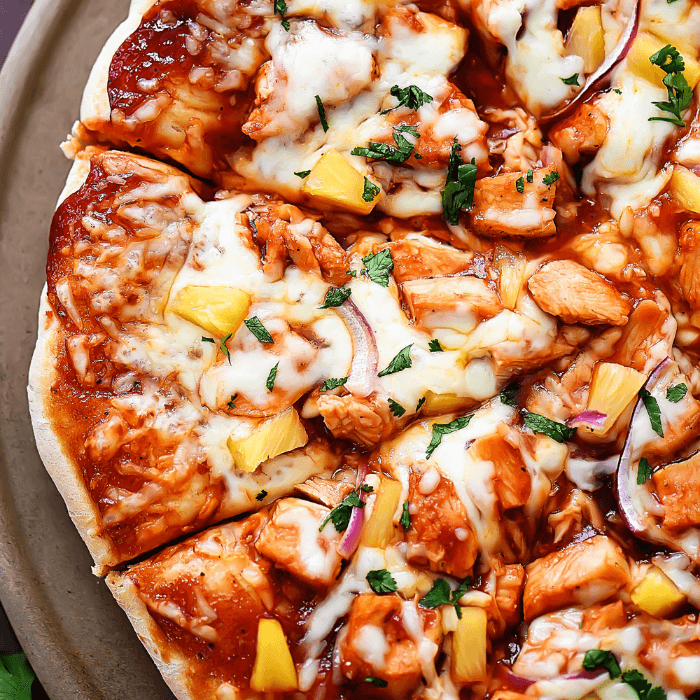 BBQ Hawaiian Pizza