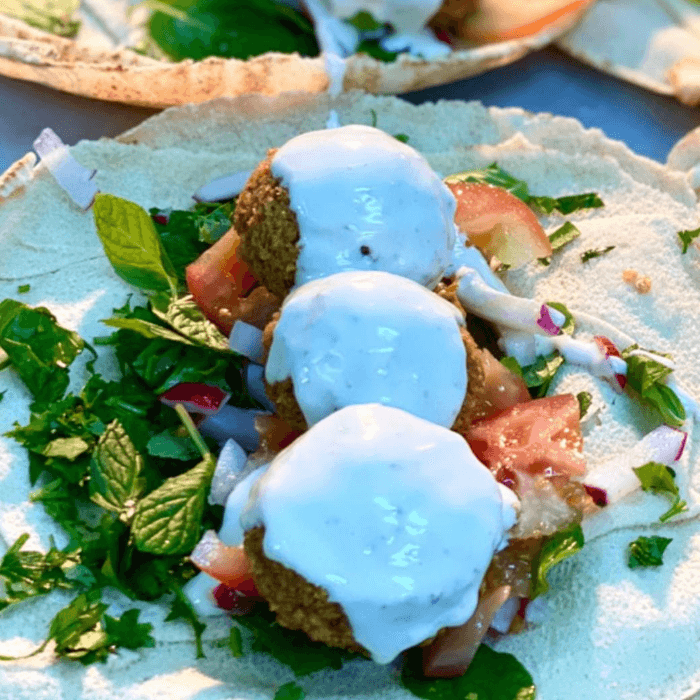 Falafel Pita Wrap