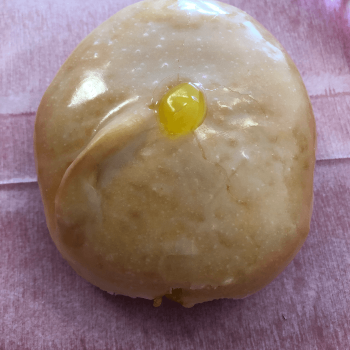 Lemon filled Donut