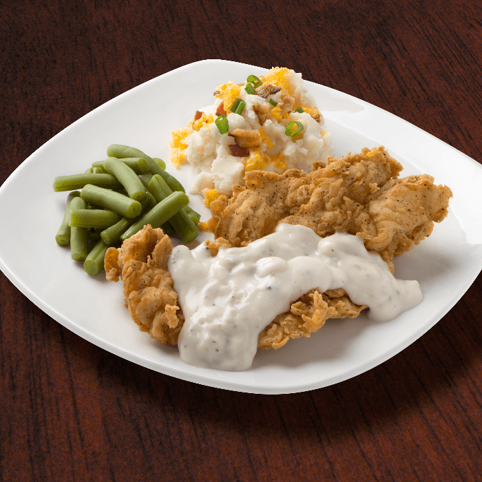 Classic Chicken Fried Steak and Eggs