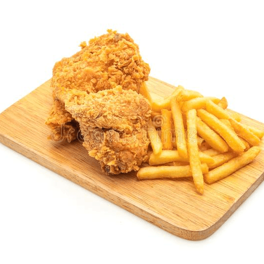 2 Chicken PCS with Fries