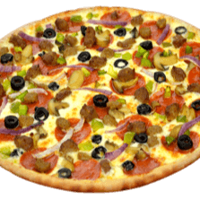 Large Piara Supreme Thin Crust Pizza