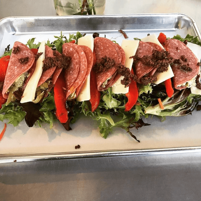 Salami & Artichoke Salad