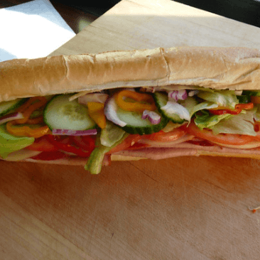 Vegetable Sandwich Sub