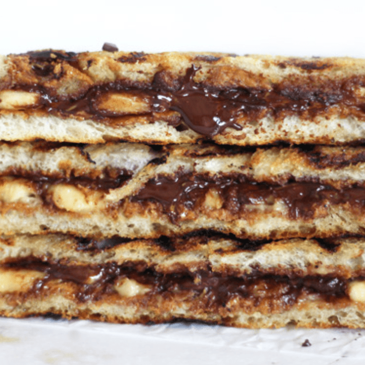 Toasted Fluffernutter Sandwich