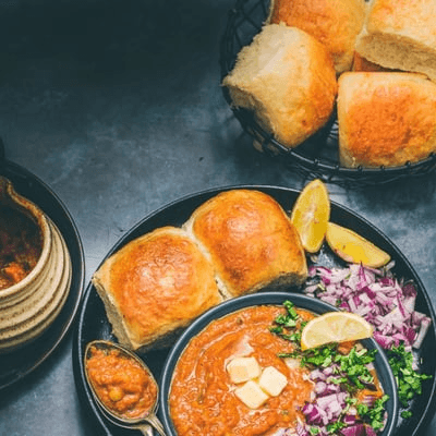 Pav Bhaji (Potato Sliders | Traditional Street Food)
