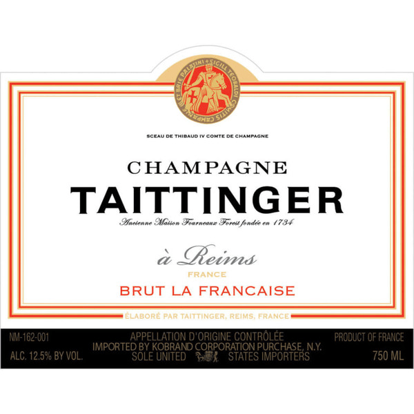 Champagne, Taittinger Brut La Francaise, France
