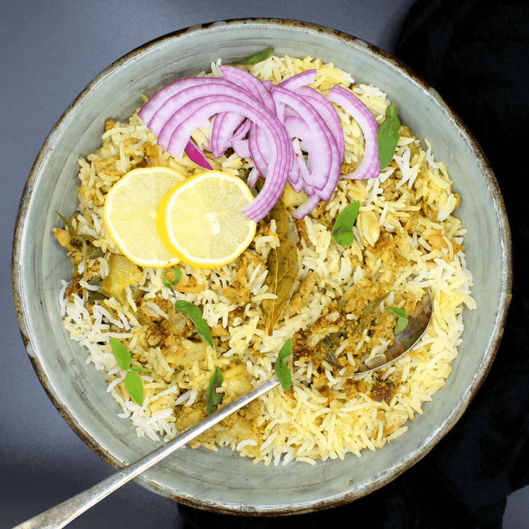  Veg Kheema Biryani