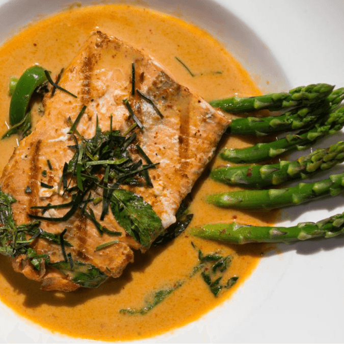 Salmon Panang Curry