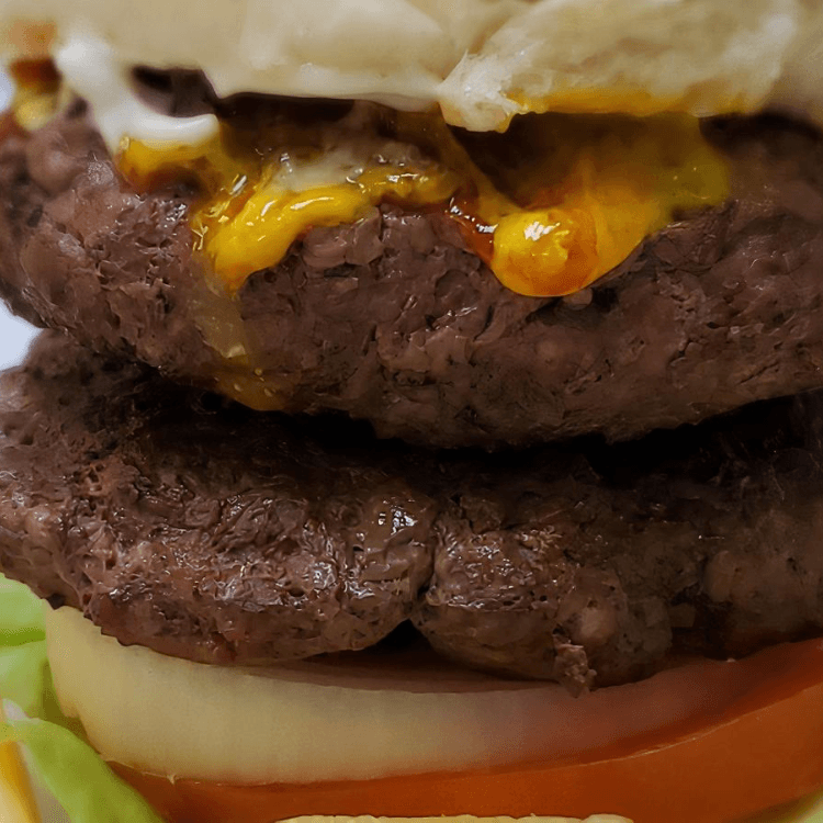 Double Hamburger (2/3 lb.).