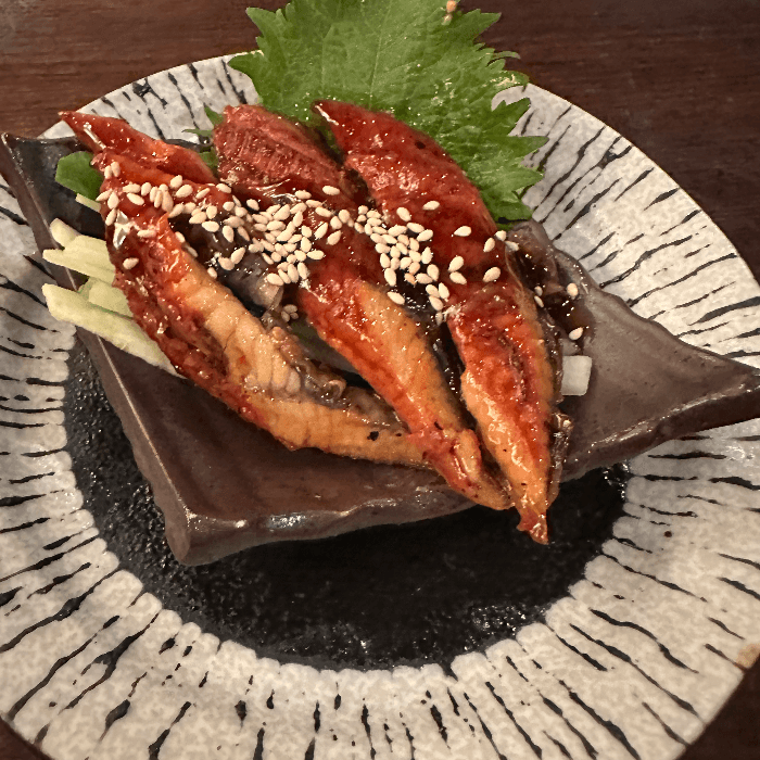 Eel Sashimi.