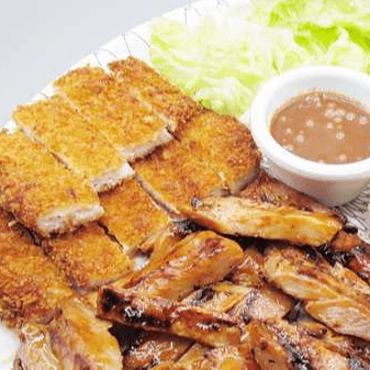 Chicken Katsu & Chicken Teriyaki Combo.