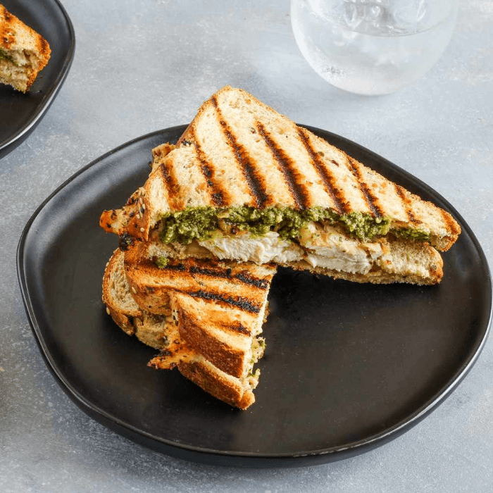 Pesto Panini Sandwich.