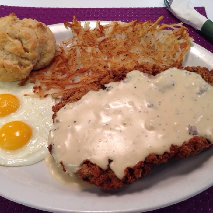 Chicken Fried Steak & Eggs