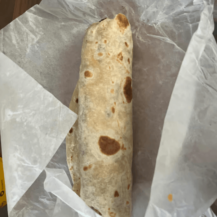 Mix Breakfast Burrito.