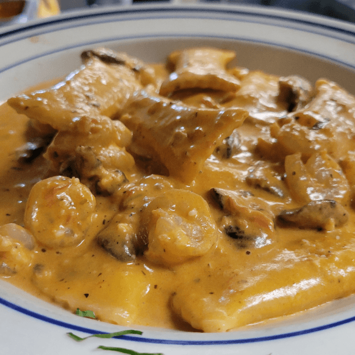 Stuffed Cheese Rigatoni.