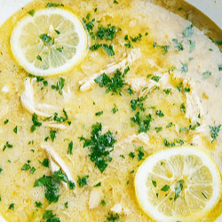 Greek Lemon with Chicken Soup