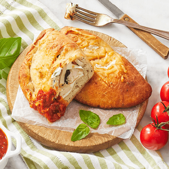Chicken Roasted Garlic Calzone (14" Large)