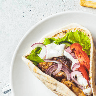 BBQ Chicken Kabab Sandwich