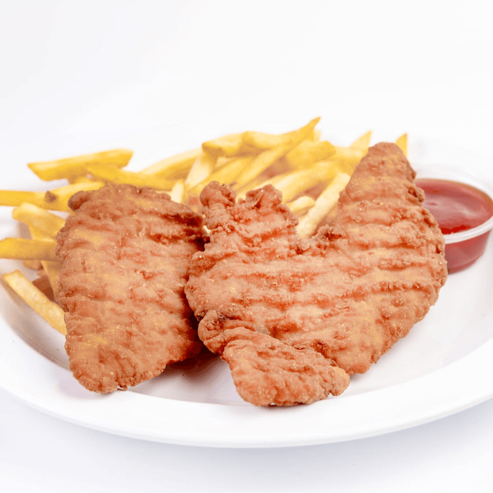 Chicken Strips With Fries.