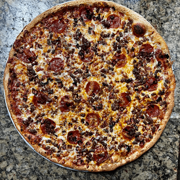 Mighty Meat Pizza 10''.