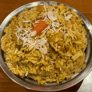 Vegetable Biryani.