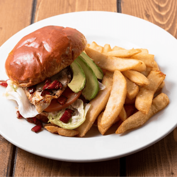 Avocado Santa Fe Chicken Sandwich.