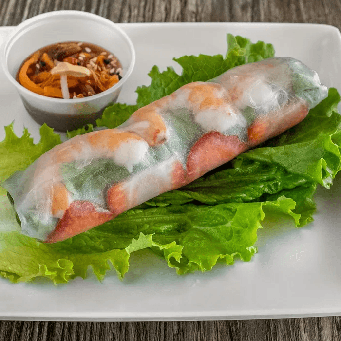 Shrimp Strawberry Spring Rolls