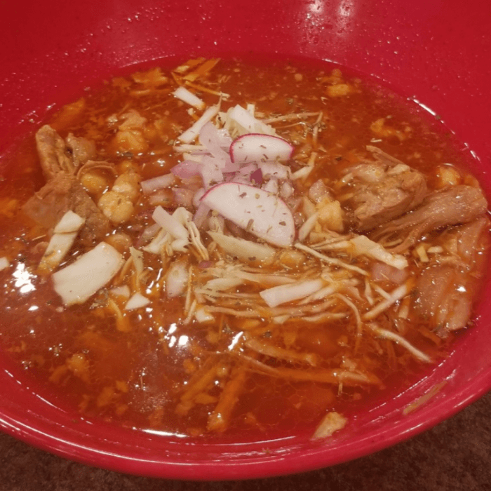 Pozole Soup.