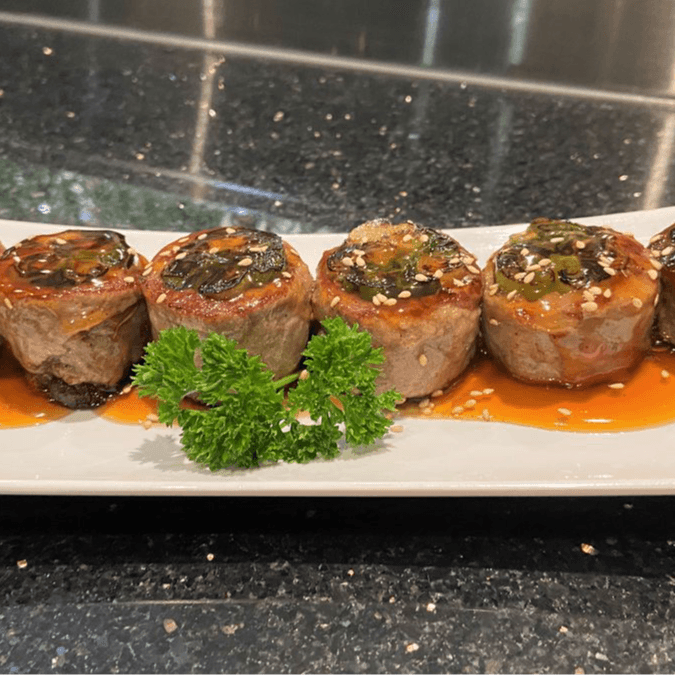 Beef Negimaki.