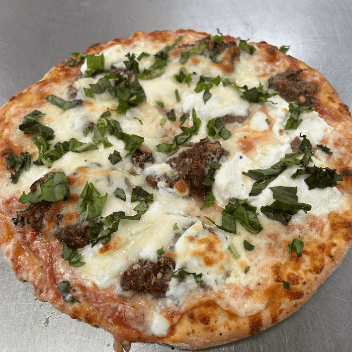 Meatball Parmigiana Pizza