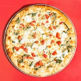 White Spinach Ricotta Pizza 18"